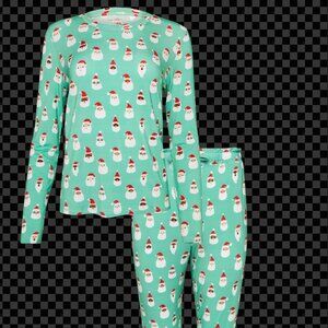 Posh Peanut - Women's LS Santa Medley Pajamas
